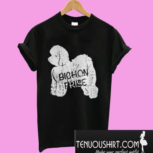 Vintage Bichon Frise Dog Lover T-Shirt