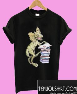 Dilophosaurus Loves Books T-Shirt