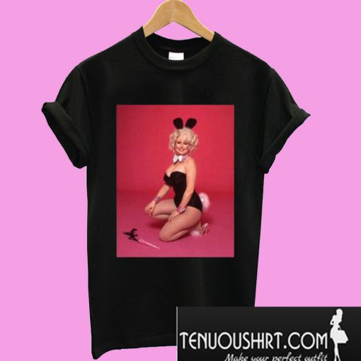 Dolly Parton Playboy Bunny Foto Poster T-Shirt