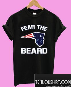 Fear the Beard New England Patriots T-Shirt