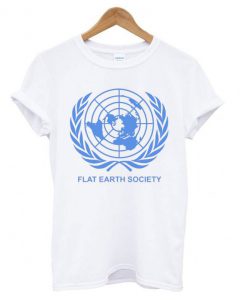 Flat Earth Society T shirt