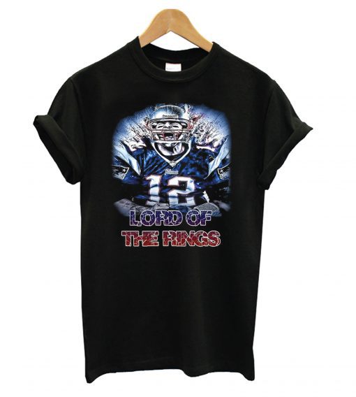 GOAT Brady 12 Lord Of The Rings T shirt