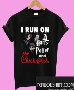 Harry Potter and Chick-Fil-A I run on T-Shirt