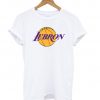 LeBron James Los Angeles Lakers Logo T shirt