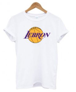 LeBron James Los Angeles Lakers Logo T shirt