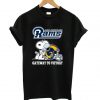 Los Angeles Rams Gateway To Victory Super Bowl 2019 Snoopy Football T shirt