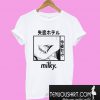 Milky Inverted T-Shirt