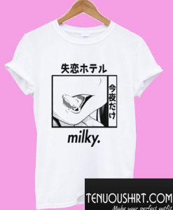 Milky Inverted T-Shirt