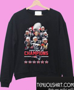 Patriots Super Bowl LIII Champions 2002 2004 2005 2015 2017 2019 Sweatshirt