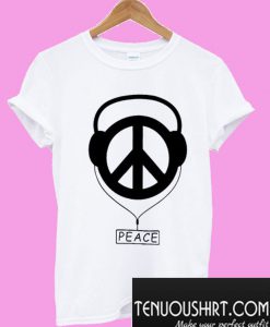 Peace Love Music White T-Shirt