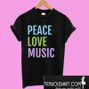 Peace, Love, and Music T-Shirt