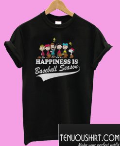 Peanuts happiness is baseball season T-Shirt