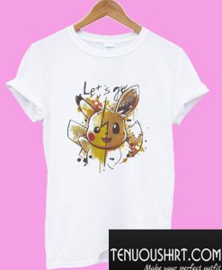 Pikachu and Eevee Let’s go T-Shirt