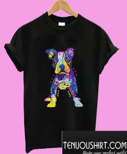 Rainbow Boxer Puppy T-Shirt