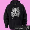 Skeleton chest cat Hoodie