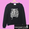 Skeleton chest cat Sweatshirt