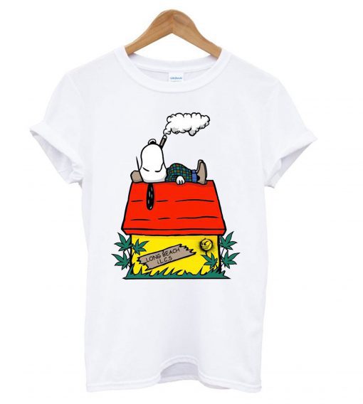 Snoop Dogg Snoopy Smoking T shirt