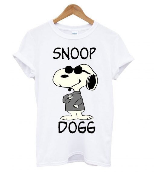Snoopy Snoop Dogg White T shirt