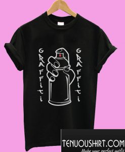 Street Art Graffiti Spray Can Cool Spray T-Shirt