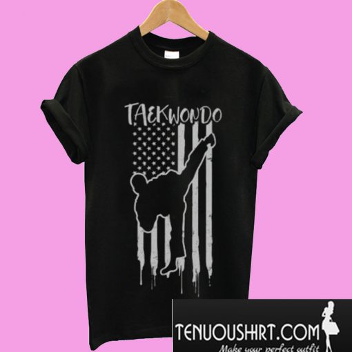 Taekwondo Patriotic US American T-Shirt