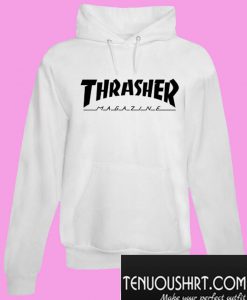 Thrasher Magazine White Hoodie