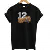 Tom Brady – 12 Goat New England T shirt