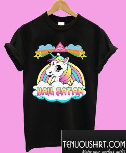 Unicorn Hail Satan T-Shirt