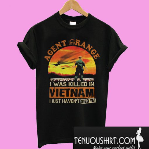 VietNam veteran Agent Orange I was killed in Viet Nam T-Shirt