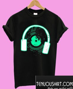 Vinyl Headphones T-Shirt