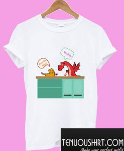 Cat & Dragon at The Bar T-Shirt