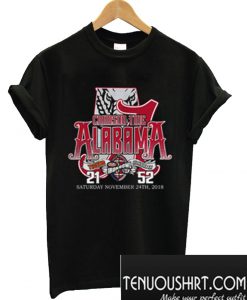 Crimson Alabama Tigers Iron Bowl Saturday November 24th 2018 T-Shirt