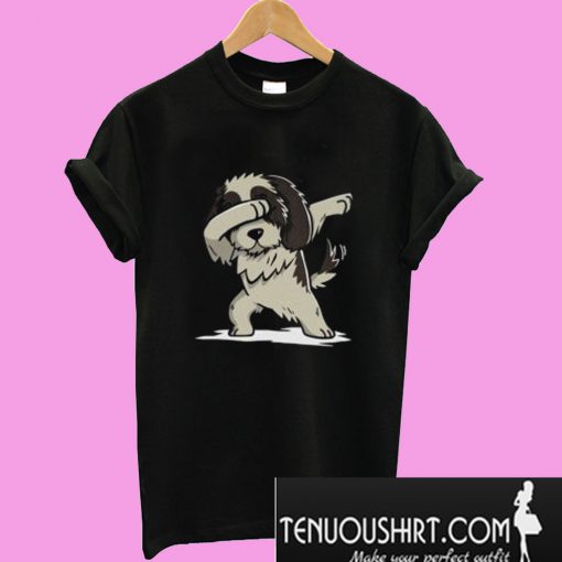 Cute Shih Tzu Dog Dabbing T-Shirt