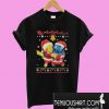 Pikachu Hug Stitch Christmas T-Shirt