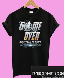 Avengers Endgame Inspired and DC Comics On Game Over T-Shirt