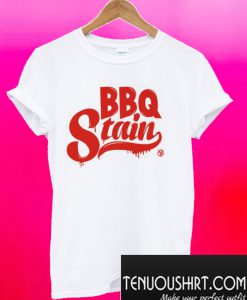 BBQ Stain On A White T-Shirt