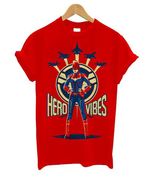 Captain Marvel Avengers Endgame Hero Vibes T-Shirt