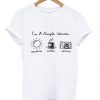 I’m A Simple Woman Sunshine Coffee Camera T-Shirt