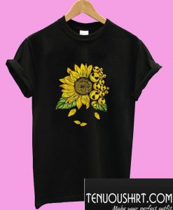 Jack Skellington Sunflower you are my sunshine T-Shirt