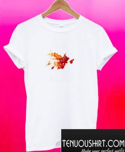 Ketchup Stain On White T-Shirt