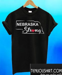 Nebraska Strong Black T-Shirt