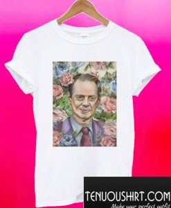 Steve Buscemi Floral T-Shirt