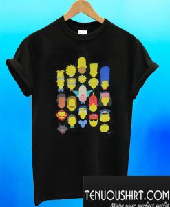 Vector Faces – Simpsons T-Shirt