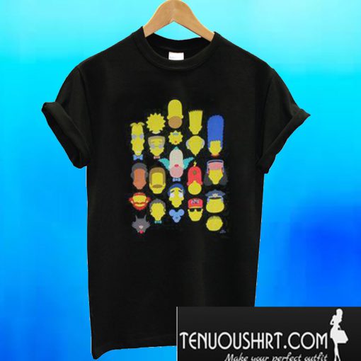 Vector Faces – Simpsons T-Shirt