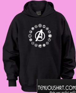 Avengers Members Symbols Endgame Hoodie