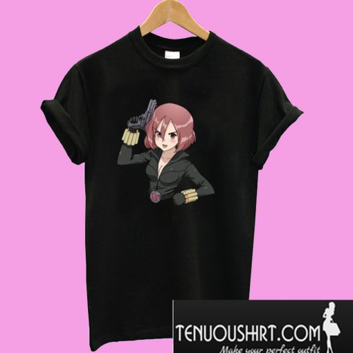 Black Widow Kawaii T-Shirt