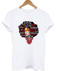 Delta Sorority Natural Hair Woman Sigma Theta Paraphernal T-Shirt