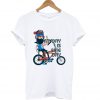 Everyday Is Bike Day Hipster Bicycle World Bicycle Day T-Shirt