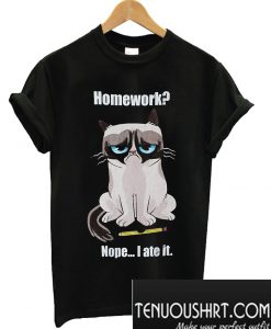 Grumpy Cat Boys' No Homework T-Shirt