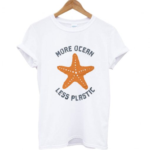 More Ocean Less Plastic Women's Starfish T-Shirt