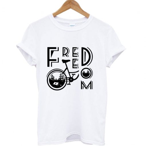 Mountain Bike Lover Bicycle Freedom World Bicycle Day T-Shirt